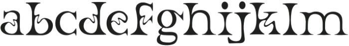 ROMANUM Regular otf (400) Font LOWERCASE