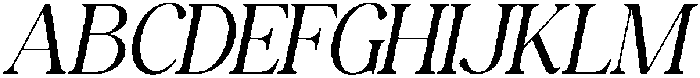 ROMENS DAWN ITALIC Italic otf (400) Font UPPERCASE