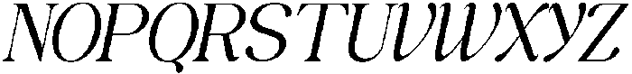 ROMENS DAWN ITALIC Italic otf (400) Font UPPERCASE