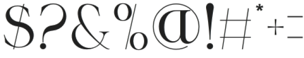RONICA Regular otf (400) Font OTHER CHARS