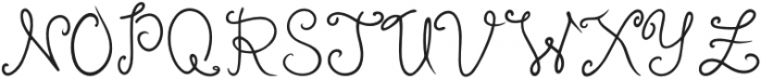 ROSE Regular otf (400) Font LOWERCASE