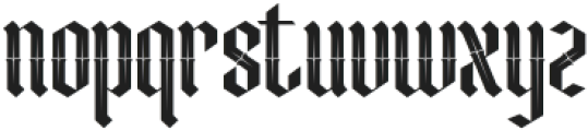 ROSLENKV2-Regular otf (400) Font LOWERCASE
