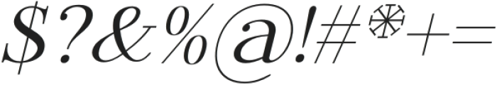ROSSELA Italic otf (400) Font OTHER CHARS