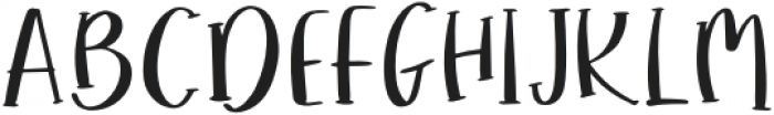 ROSTED CHARM Regular otf (400) Font UPPERCASE