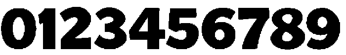 ROUGH BLOCKED Bold otf (700) Font OTHER CHARS