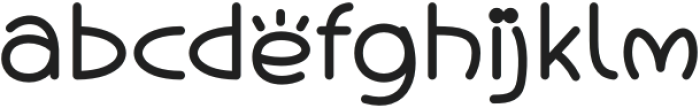 ROYALU Regular otf (400) Font LOWERCASE