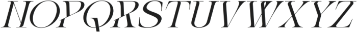 Roab Luxury Italic otf (400) Font LOWERCASE