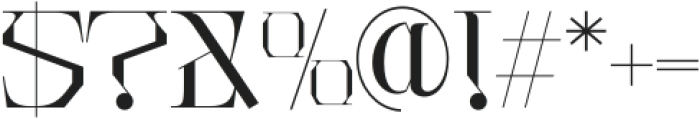 Roab Luxury Regular otf (400) Font OTHER CHARS