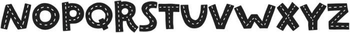 Road Font Regular otf (400) Font LOWERCASE