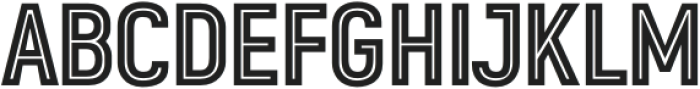 Roadbay Regular otf (400) Font UPPERCASE