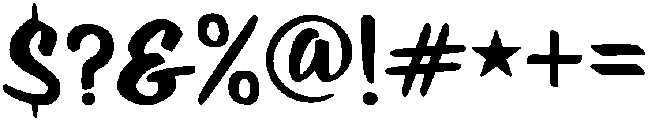 Roadstar otf (400) Font OTHER CHARS