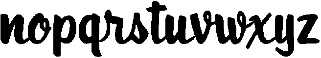 Roadstar otf (400) Font LOWERCASE