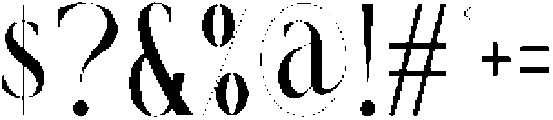 Roalling Regular otf (400) Font OTHER CHARS