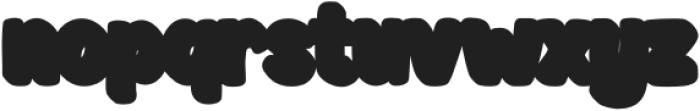 Roarpop Extrude otf (400) Font LOWERCASE
