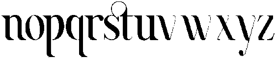 Roaster Regular otf (400) Font LOWERCASE