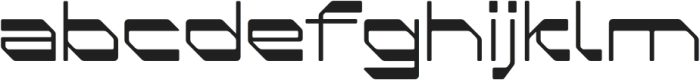 Robatec-Regular otf (400) Font LOWERCASE