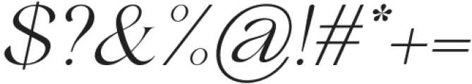 Robecha Daniera-Italic otf (400) Font OTHER CHARS