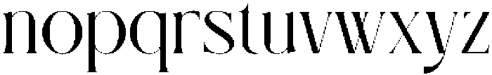 Robelia Regular otf (400) Font LOWERCASE