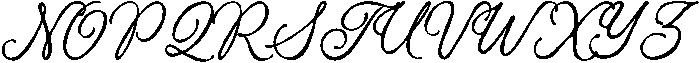 Roben Elegante Script otf (400) Font UPPERCASE