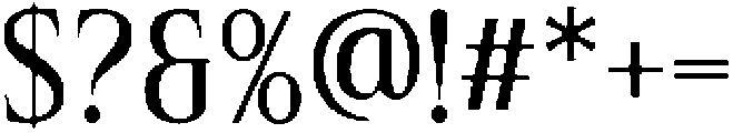Roben Elegante Serif otf (400) Font OTHER CHARS