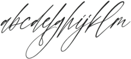 Roberthone Signatera Italic otf (400) Font LOWERCASE