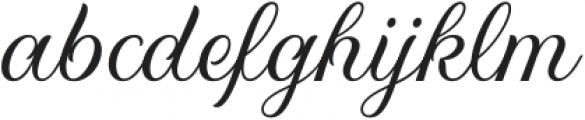 Roberts Script Light otf (300) Font LOWERCASE