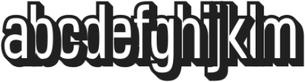 Robine ExtrudeRight otf (400) Font LOWERCASE