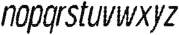Robine Rounded Disco Italic otf (400) Font LOWERCASE
