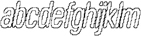 Robine Rounded Pixel Outline otf (400) FONT
