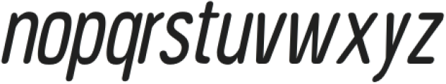 RobineRounded-Italic otf (400) Font LOWERCASE