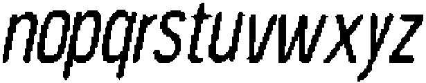 RobineRoundedPixel-Regular otf (400) Font LOWERCASE