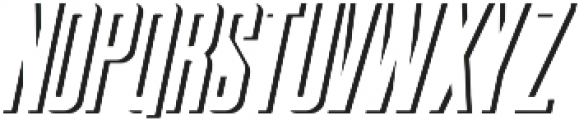 Robinson Shadow Oblique otf (400) Font UPPERCASE