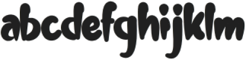 RobneysHut-Regular otf (400) Font LOWERCASE