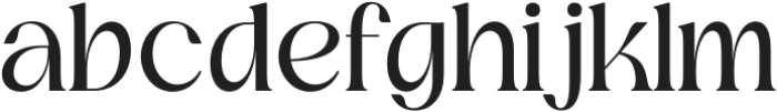 Robodo Medium otf (500) Font LOWERCASE