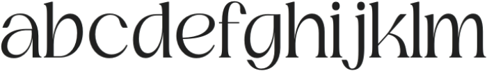 Robodo Regular otf (400) Font LOWERCASE