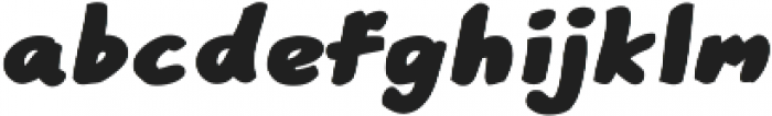 Robolt x Hand Bold Italic ttf (700) Font LOWERCASE