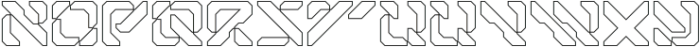 Robomyr Outline otf (400) Font UPPERCASE