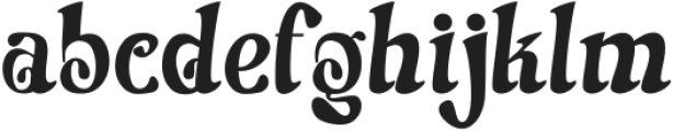 Robot Frangky Regular ttf (400) Font LOWERCASE