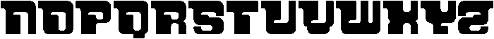 Robotic Regular otf (400) Font LOWERCASE