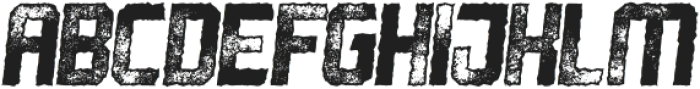 Robust Letterpress Italic otf (400) Font UPPERCASE