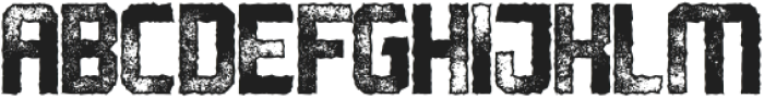 Robust Letterpress otf (400) Font UPPERCASE
