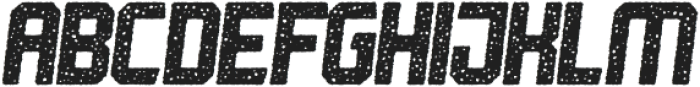 Robust Noise Rough Italic otf (400) Font UPPERCASE