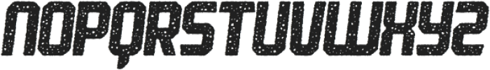 Robust Noise Rough Italic otf (400) Font UPPERCASE