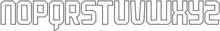 Robust Outline otf (400) Font UPPERCASE