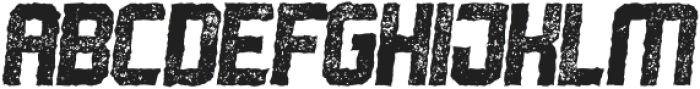 Robust Worn Italic otf (400) Font UPPERCASE