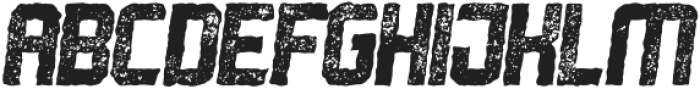 Robust Worn Rounded Ita otf (400) Font UPPERCASE