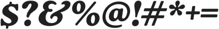Roca Two Heavy Italic otf (800) Font OTHER CHARS