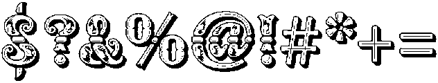 Rocaie Magnum otf (400) Font OTHER CHARS
