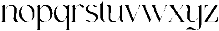 Rocalin Regular otf (400) Font LOWERCASE