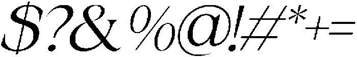 Rocavio Light Italic otf (300) Font OTHER CHARS